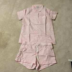 JCrew shirt pajamas set Medium